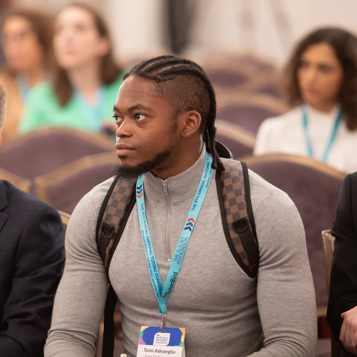 Tomi Adepegba, Maths and Science tutor, at the National Tutors' Conference